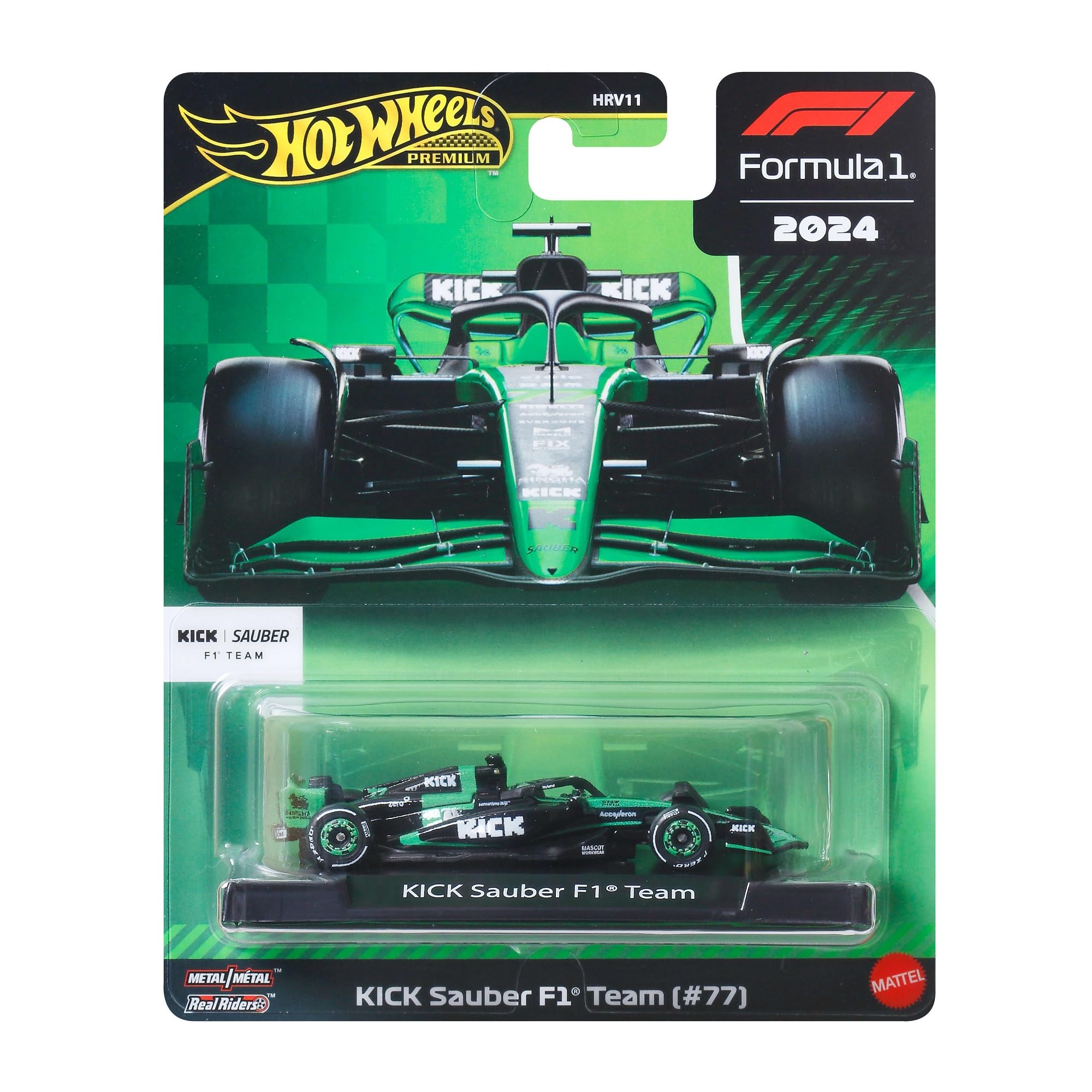 Amazon.com: Hot Wheels Premium 2024 Formula 1 Kick Sauber F1 Team